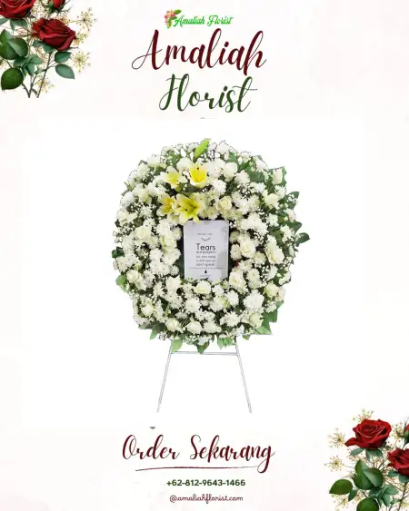 Krans Bunga Duka Dempio Makmur